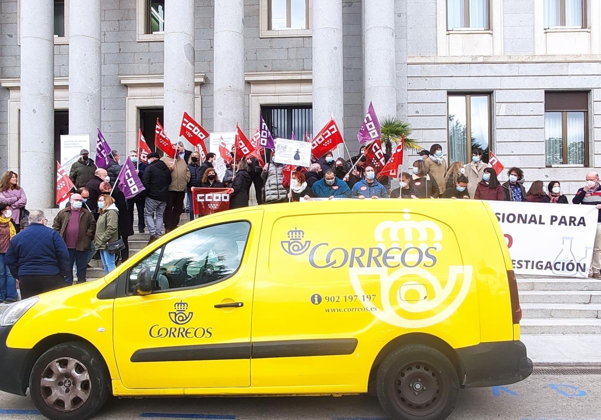 Concentraciones en el CSIC del mircoles, 6 de abril de 2022.