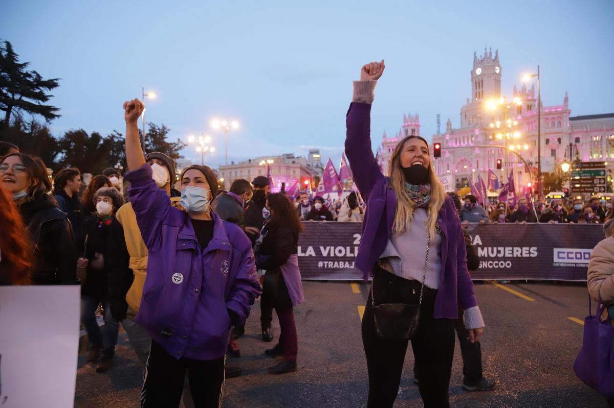 Manifestacin en Madrid, 25N Dia por la eliminacin de la violencia hacia las mujeres (CCOO Madrid).