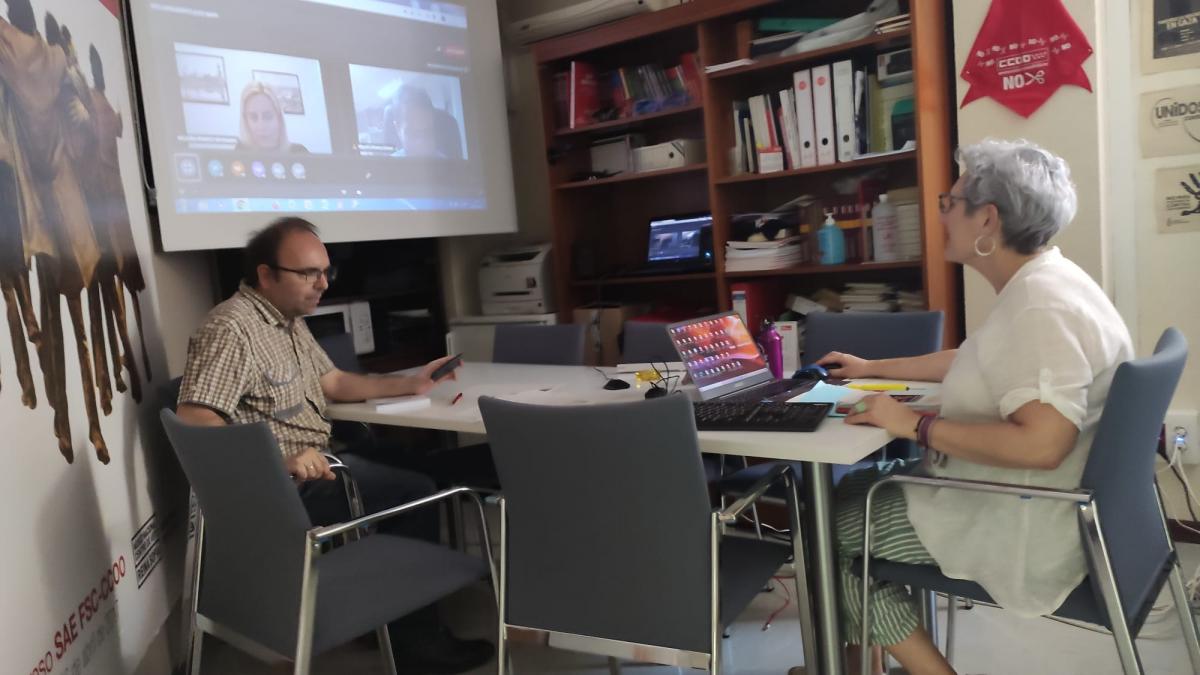 Reunin en la AGE a travs de videoconferencia