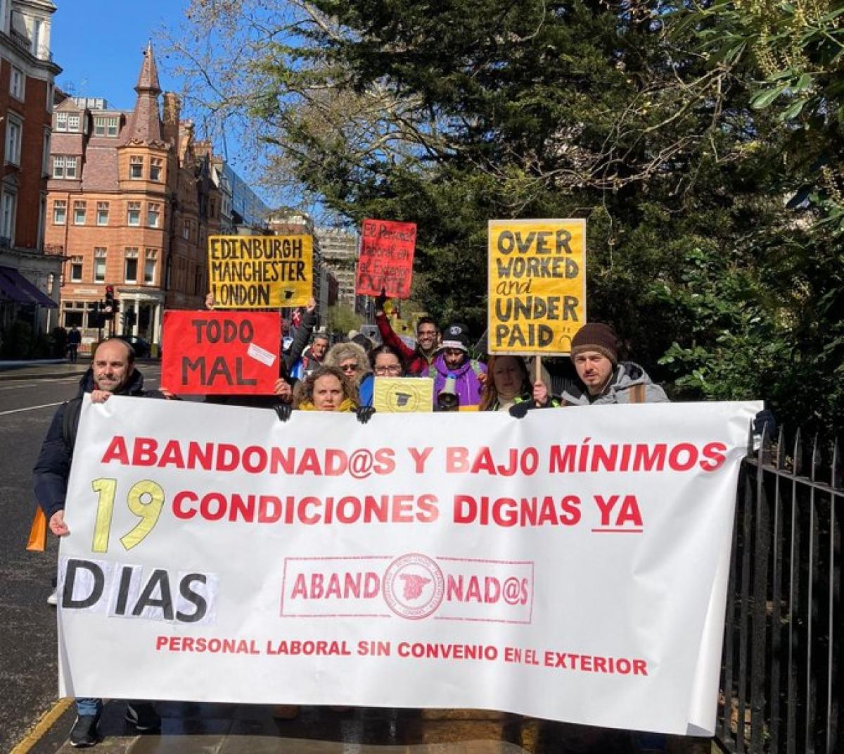 Imgenes de la concentracin del viernes 1 de abril.