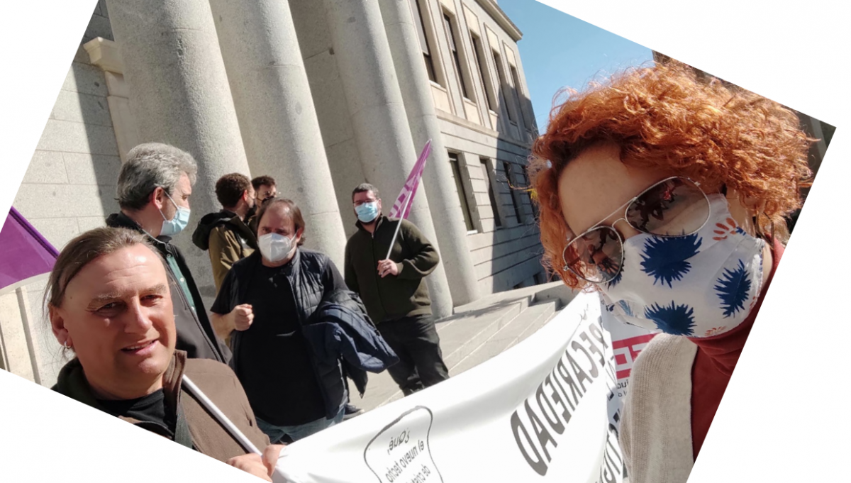 Concentraciones del 2M ante los centros de trabajo dependientes del Consejo Superior de Investigaciones Cientficas (CSIC).