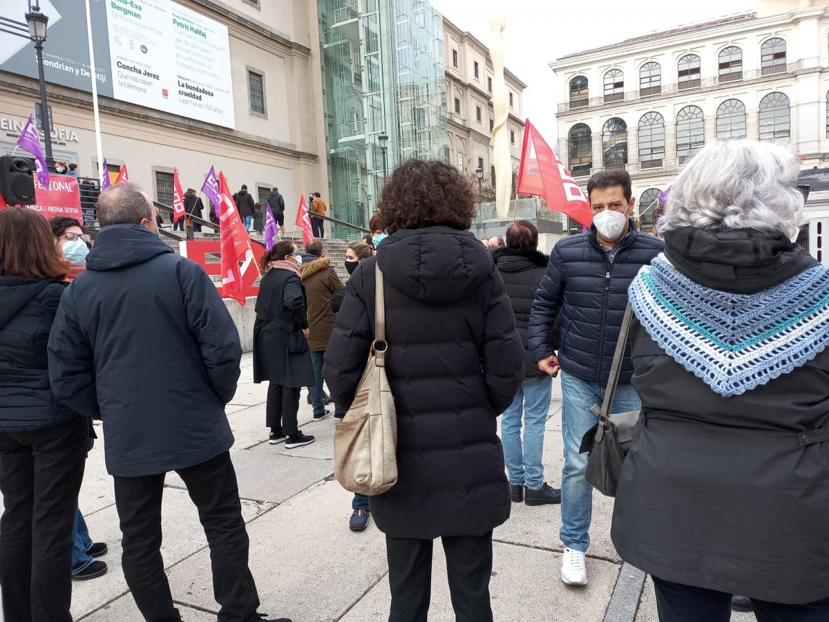 Concentracin 29N en el Museo Reina Sofa