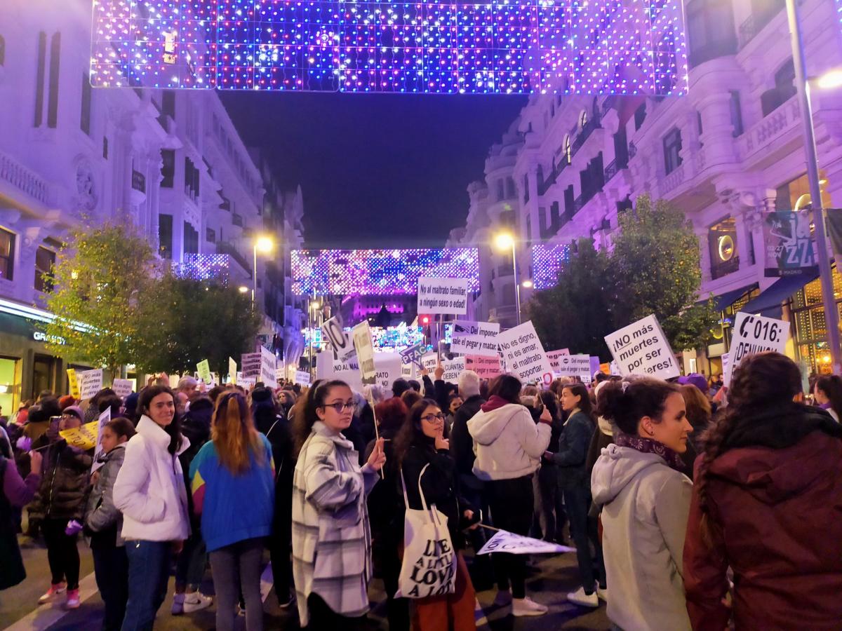 Manifestacin del #25N