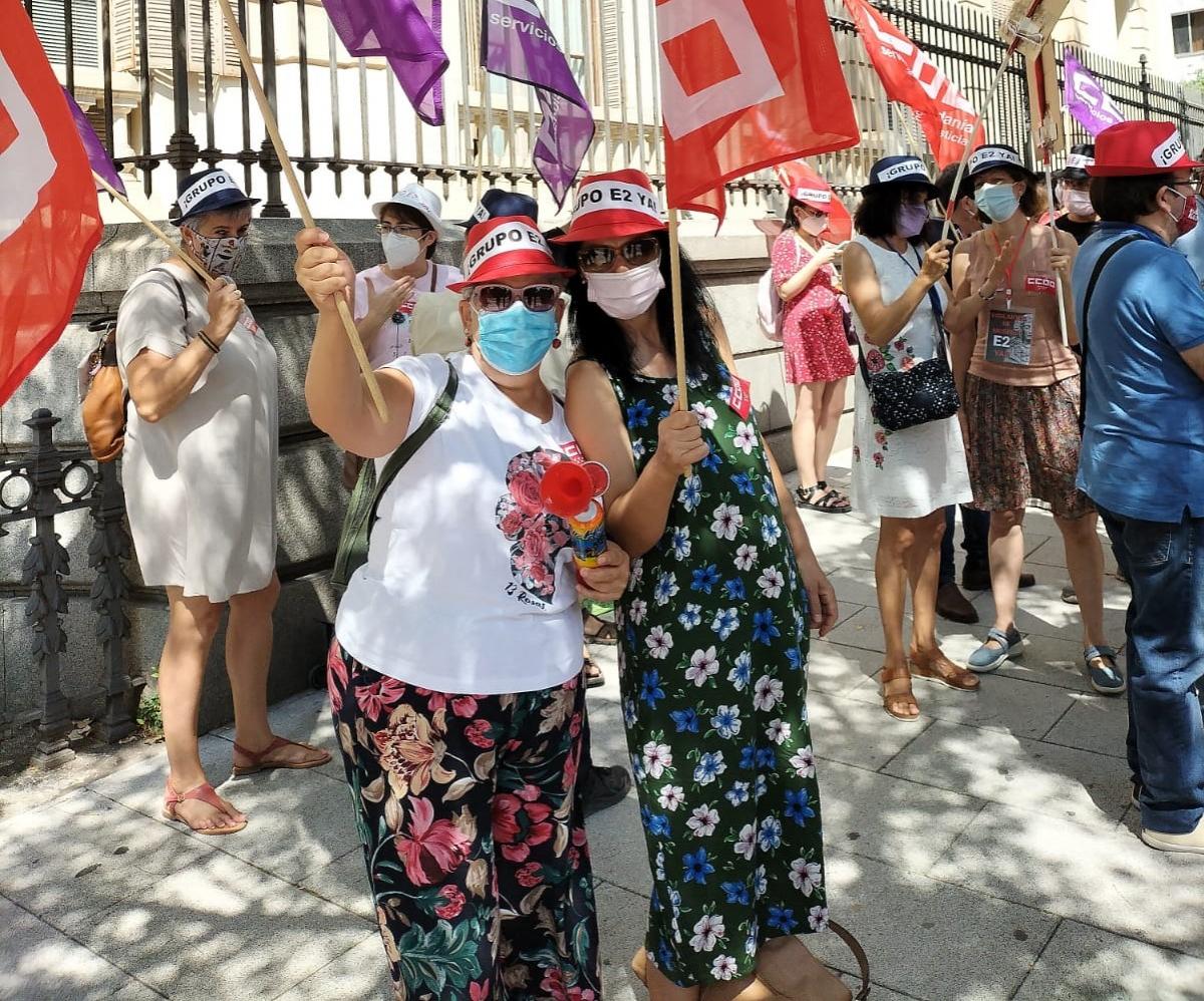 Accin reivindicativa de CCOO en Funcin Pblica #26J
