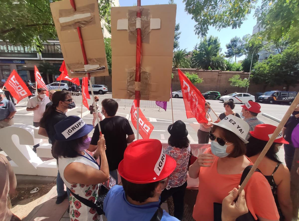 Accin reivindicativa de CCOO en Funcin Pblica #26J