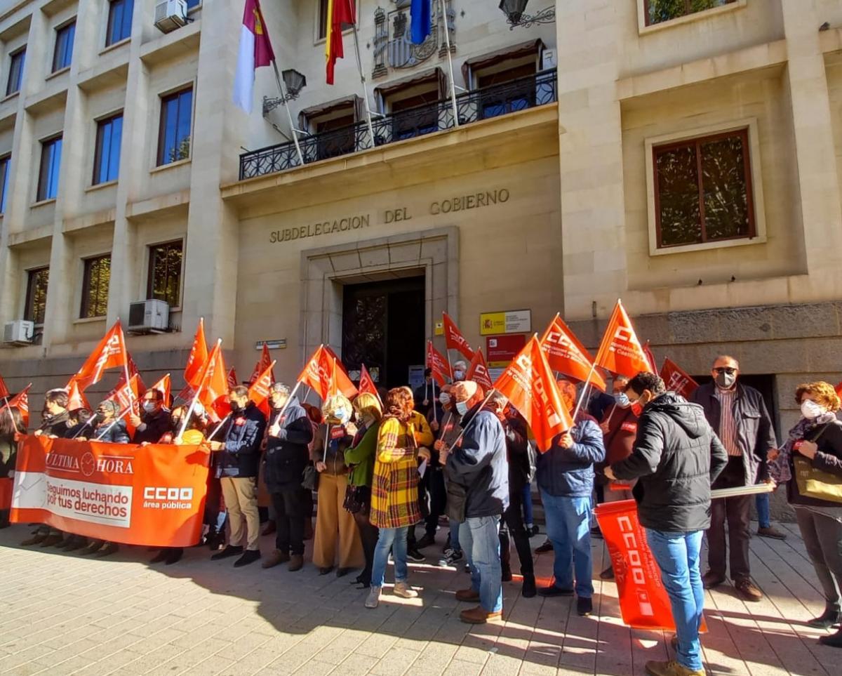 Concentracin del rea Pblica de CCOO.