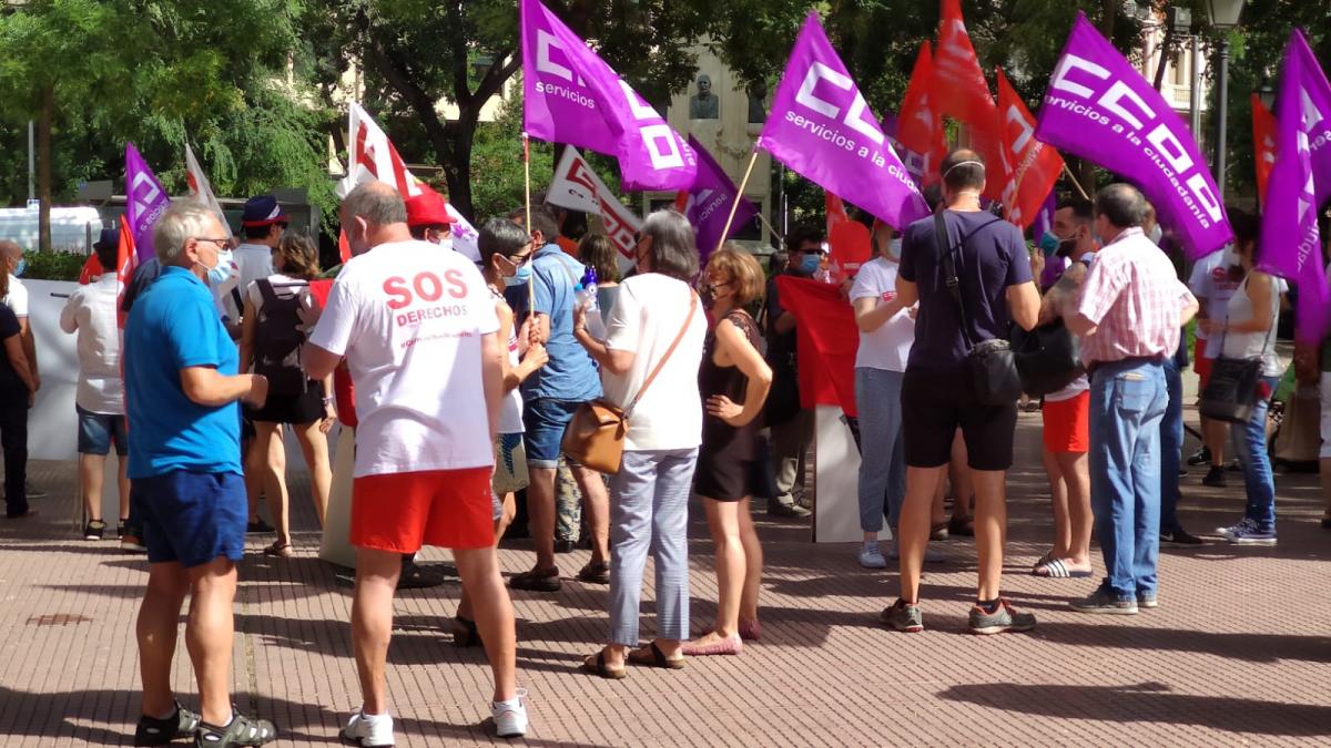 Concentracin #SOSderechos para exigir que el Gobierno cumpla los compromisos adquiridos en la AGE