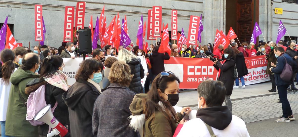 CCOO exige el cumplimiento de los acuerdos y la recuperacin de la negociacin en el rea pblica.