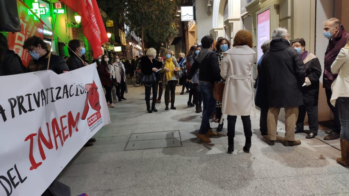 Concentracin de CCOO en el Teatro de la Comedia