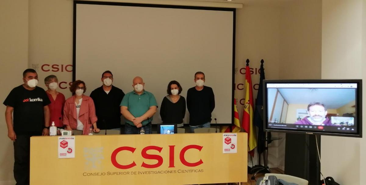 Comisi Ejecutiva de CCOO en el CSIC