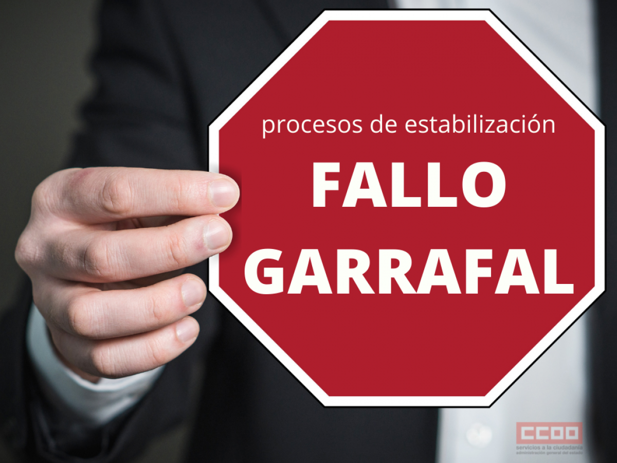 Fallo garrafal en la AGE.