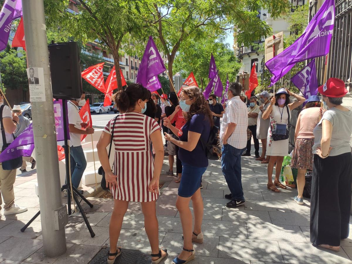 Accin reivindicativa de CCOO en Funcin Pblica #26J