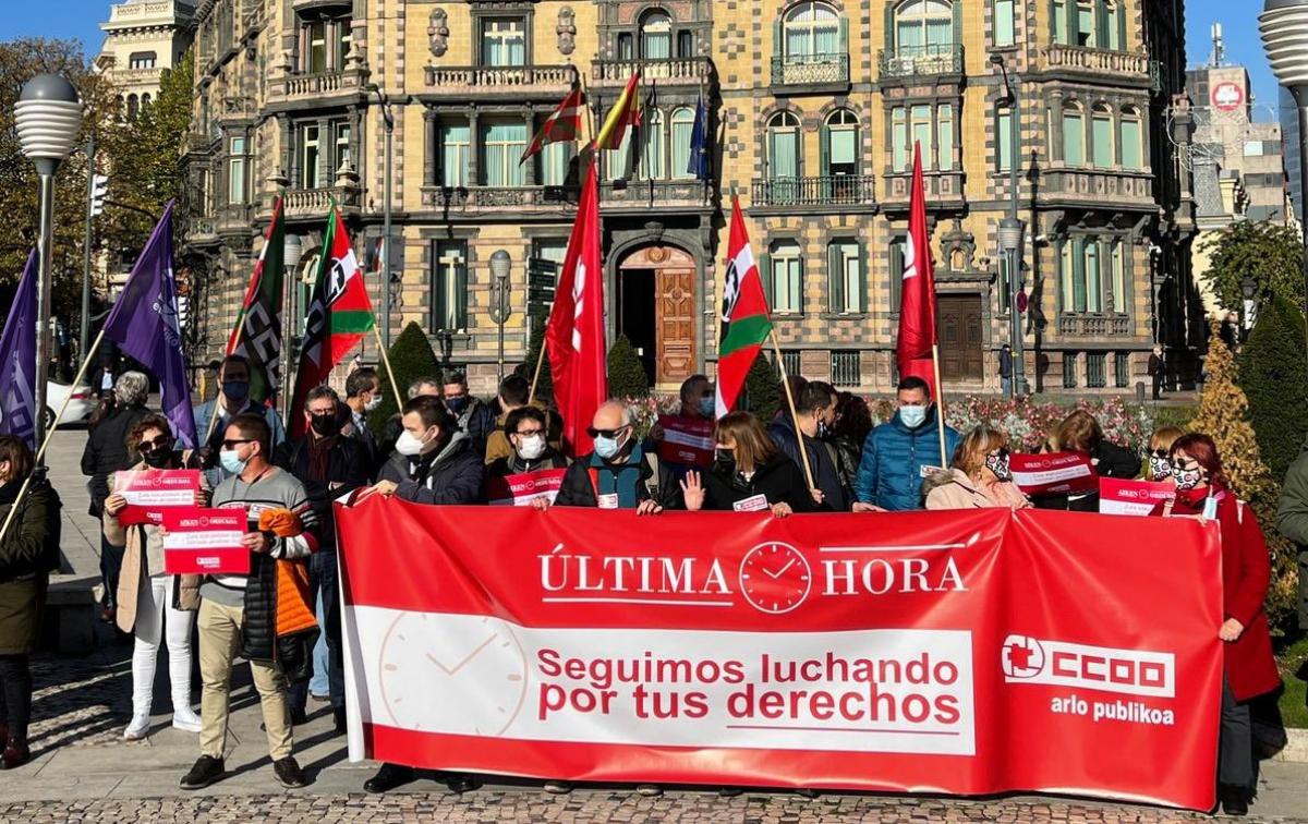 CCOO exige el cumplimiento de los acuerdos y la recuperacin de la negociacin en el rea pblica (Euskadi).