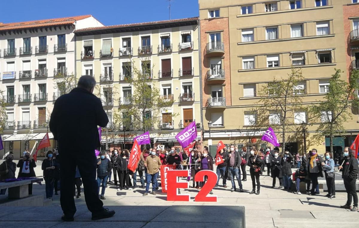 Concentracin del 13 de marzo de 2021 en el Museo Reina Sofa
