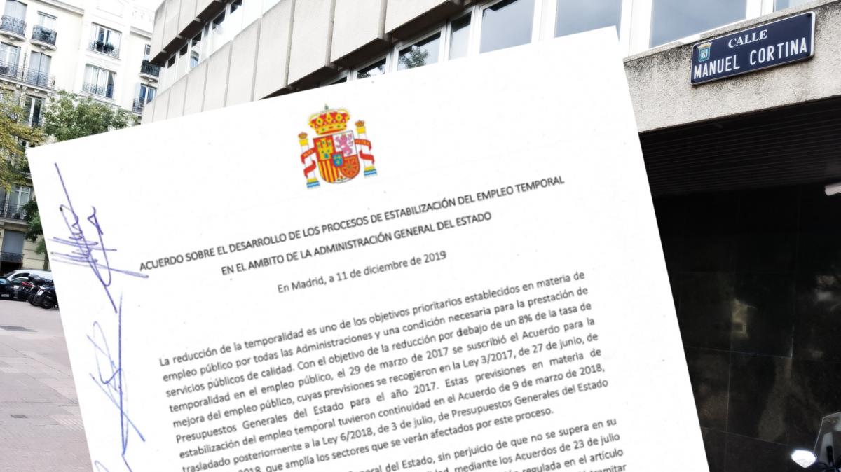 Acuerdo sobre los procesos de estabilizacin en la AGE