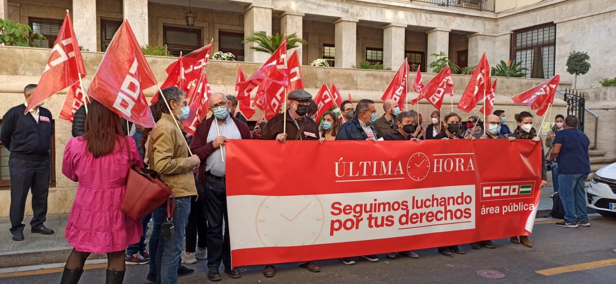 CCOO exige el cumplimiento de los acuerdos y la recuperacin de la negociacin en el rea pblica.