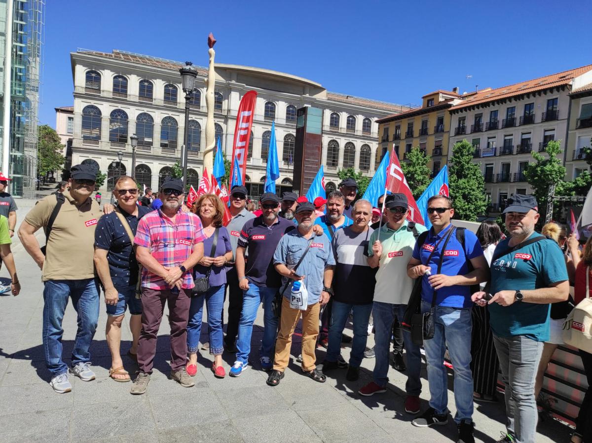 Acto en Madrid de negociadores y negociadoras laborales de CCOO y UGT #SalarioOConflicto