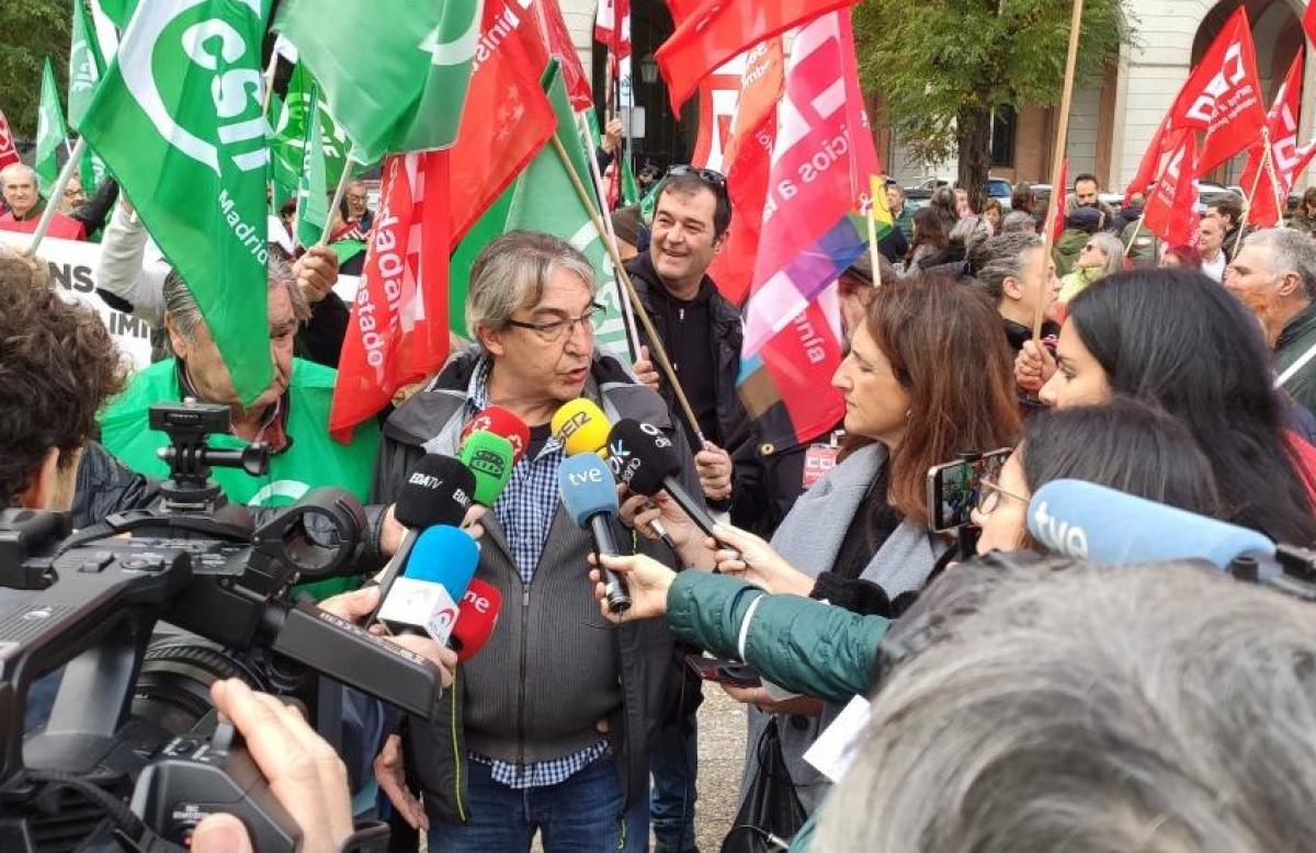 Concentracin en defensa de la Seguridad Social del pasado 18 de noviembre