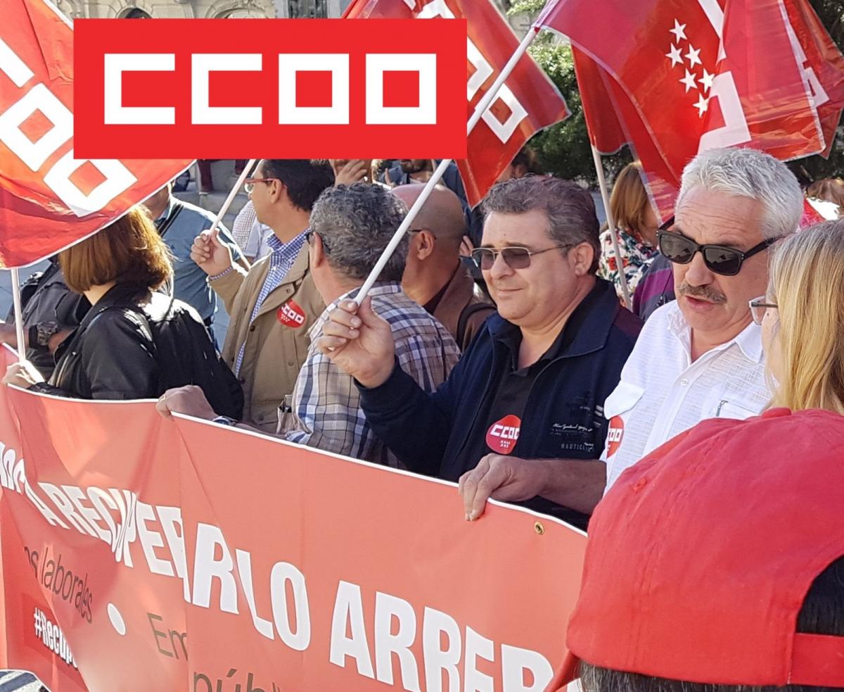 Cerca de un centenar de representantes sindicales de SAE FSC-CCOO ante el Congreso