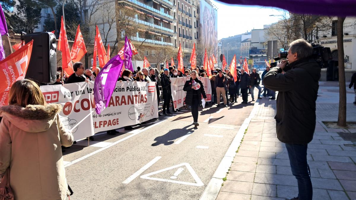 Concentracin #LFPAGE ante la Secretara de Estado de la Funcin Pblica