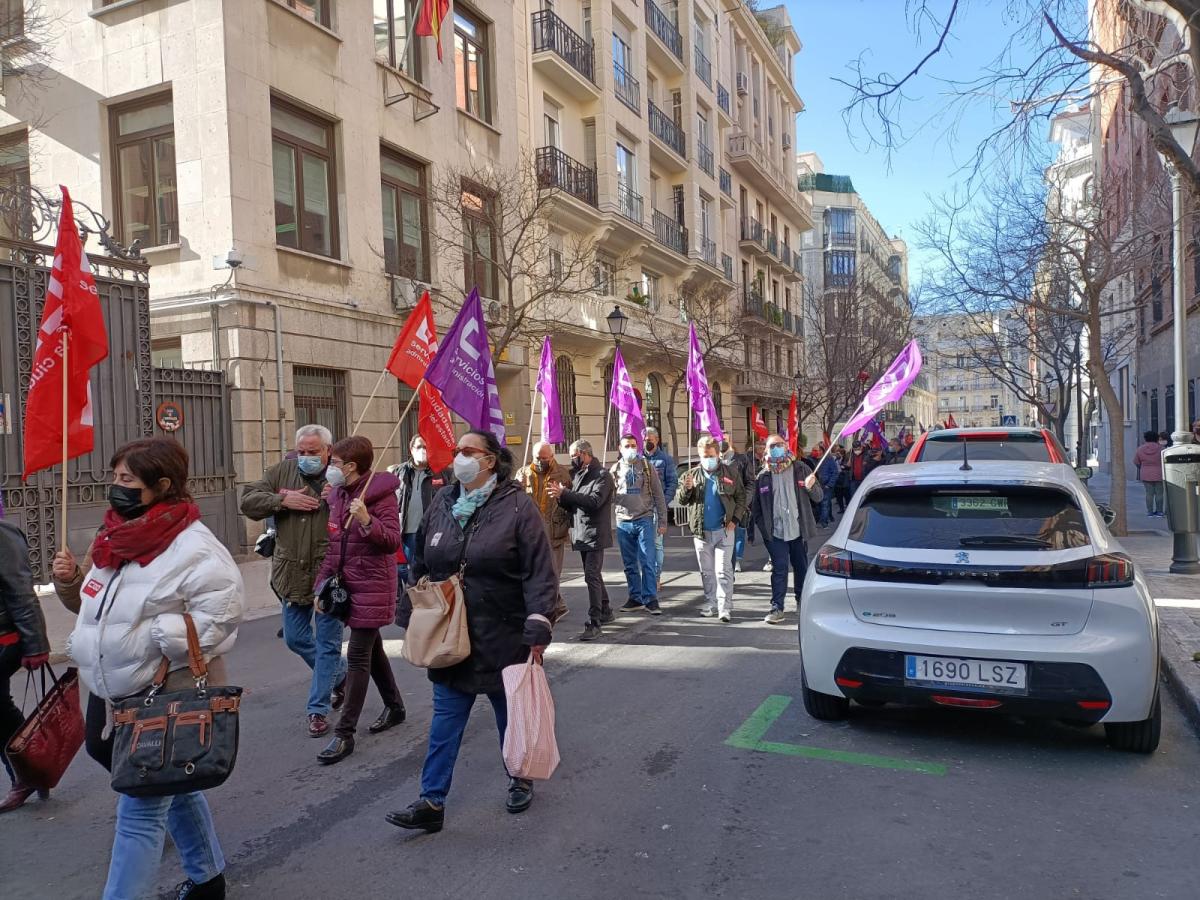 CCOO defendiendo derechos y negociacin colectiva ante Funcin Pblica.