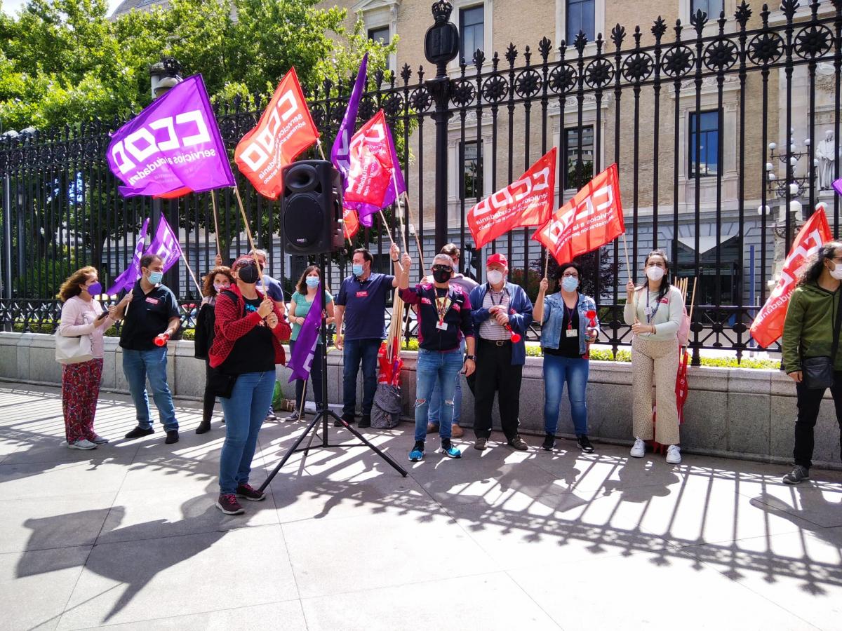 Concentracin en Biblioteca Nacional de Espaa