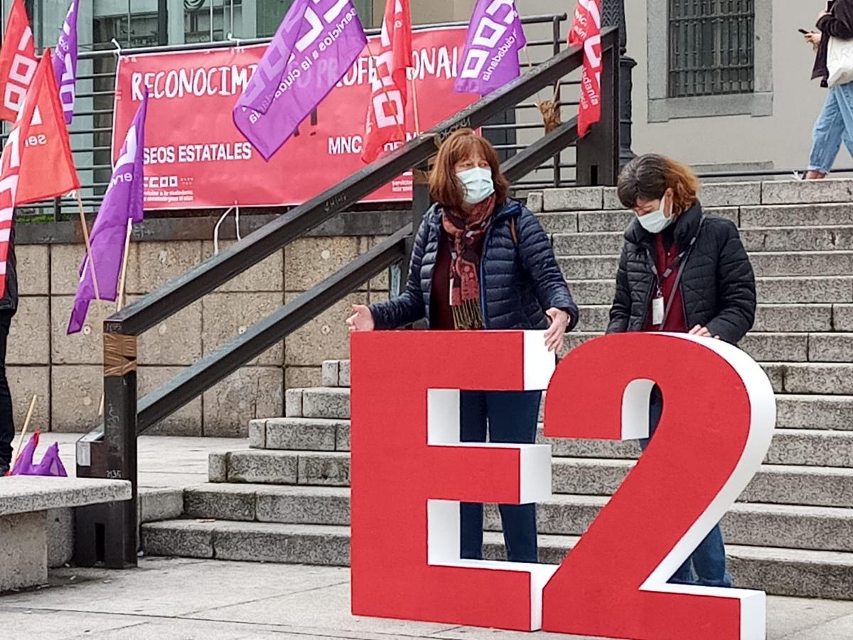 Concentracin 29N en el Museo Reina Sofa