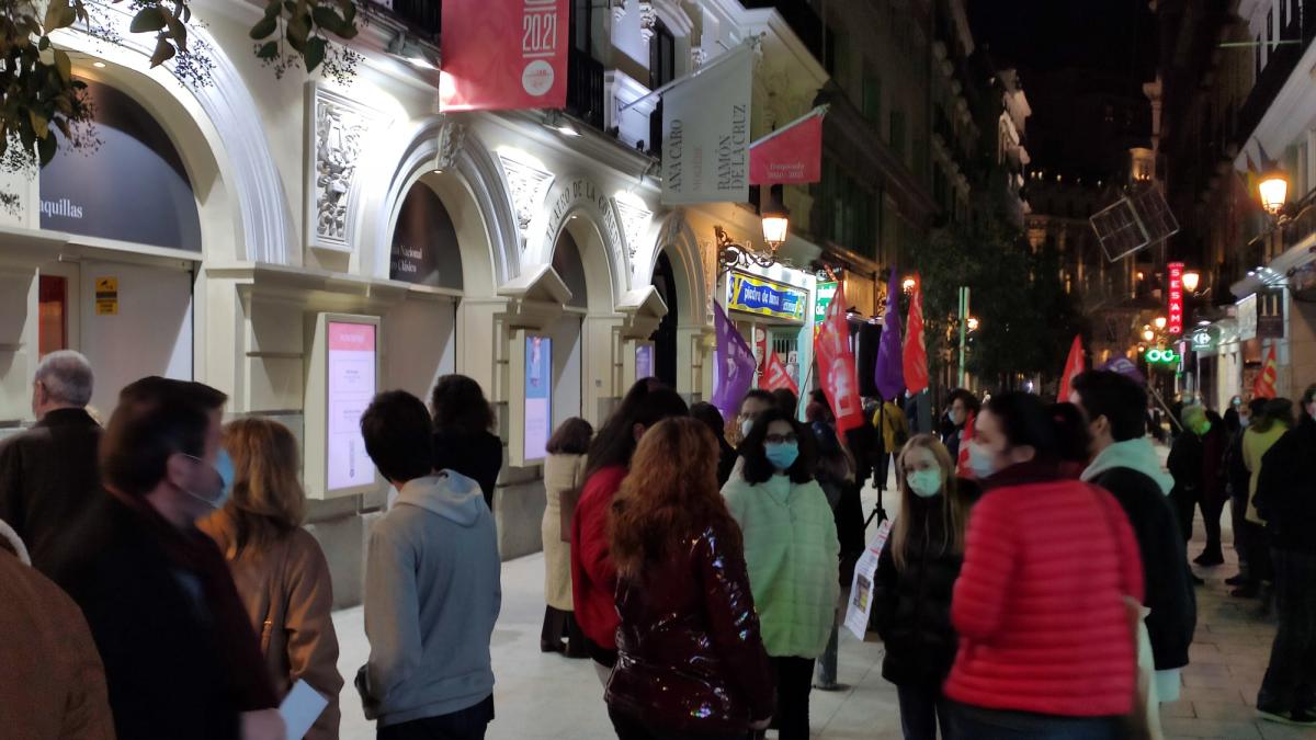 Concentracin de CCOO en el Teatro de la Comedia