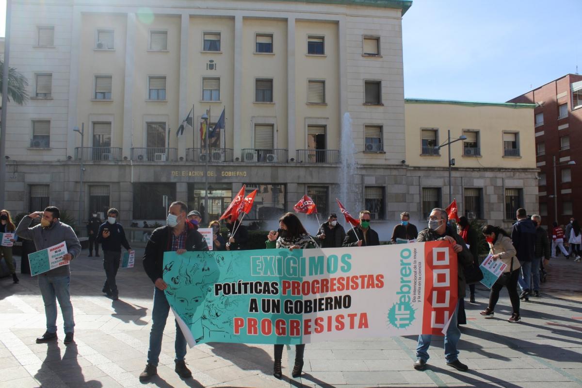 Concentracin de CCOO y UGT 11F en Ceuta
