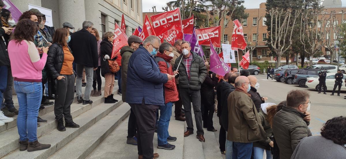 Concentraciones en el CSIC del mircoles, 6 de abril de 2022.