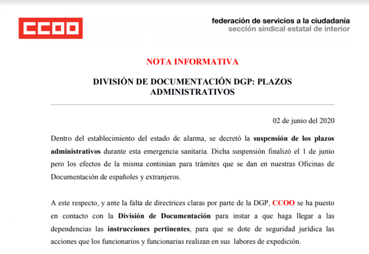 Nota informativa