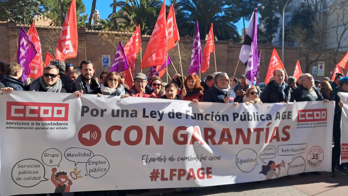 Concentracin #LFPAGE ante la Secretara de Estado de la Funcin Pblica