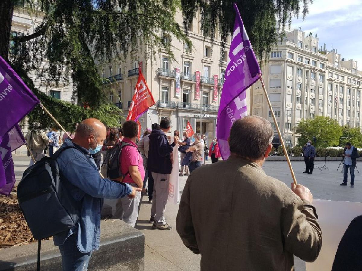 #CumpleSinRecortes. Concentracin Madrid 8 oct 2020