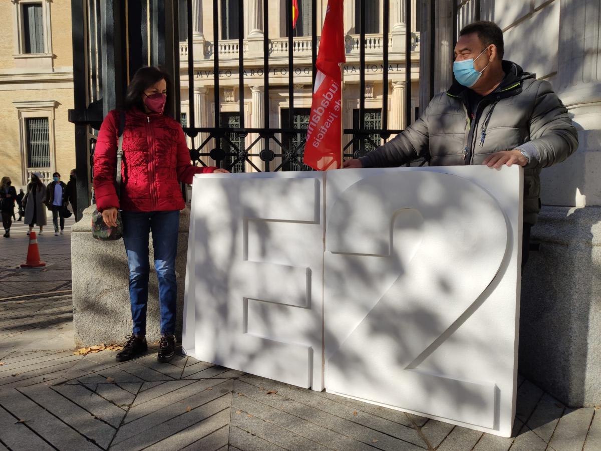 Concentracin de CCOO en el Museo Arqueolgico Nacional