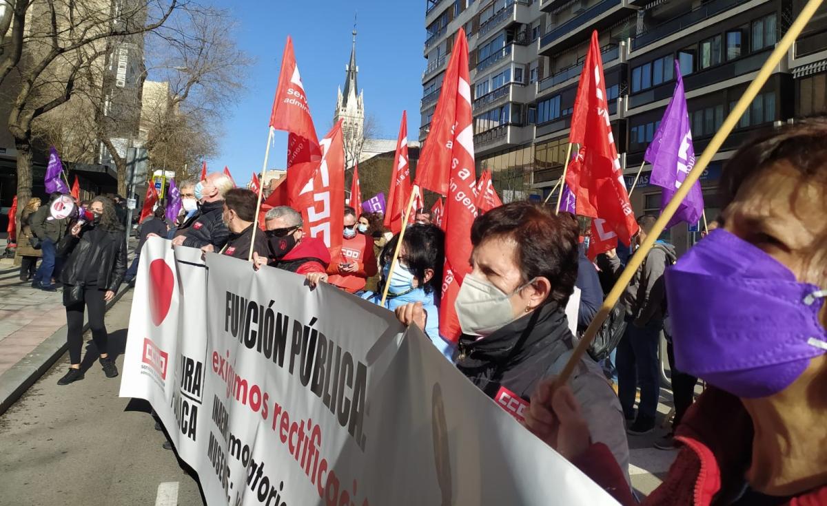 CCOO defendiendo derechos y negociacin colectiva ante Funcin Pblica.