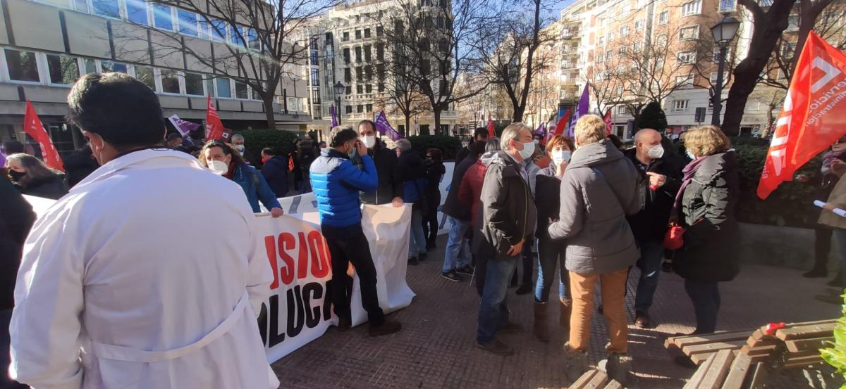 Manifestacin en la AGE de CCOO 27E #NosSobranRazones