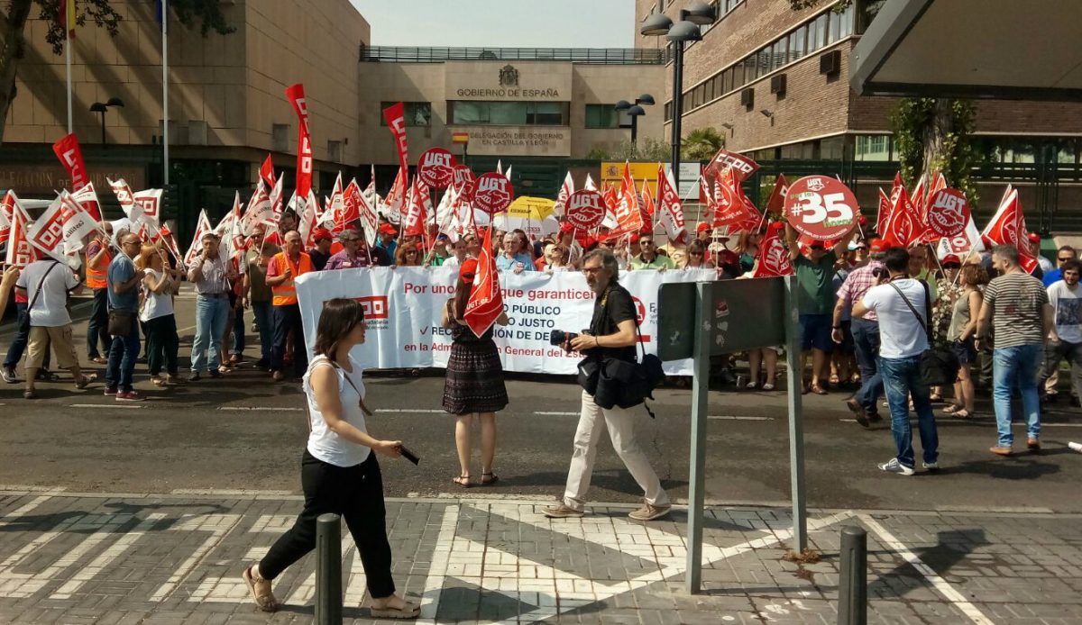 Concentracin del personal de la Administracin General del Estado en Valladolid