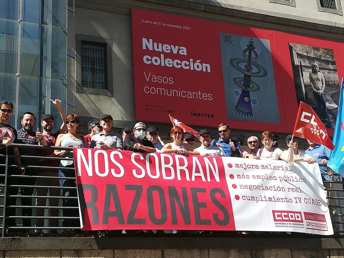 Acto en Madrid de negociadores y negociadoras laborales de CCOO y UGT #SalarioOConflicto
