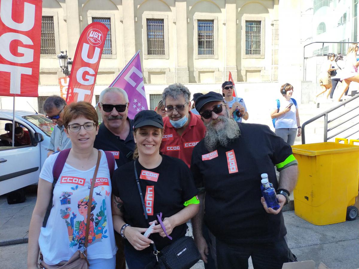 Acto en Madrid de negociadores y negociadoras laborales de CCOO y UGT #SalarioOConflicto
