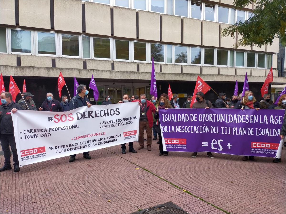 Concentracin #CumpleSinRecortes en Funcin Pblica