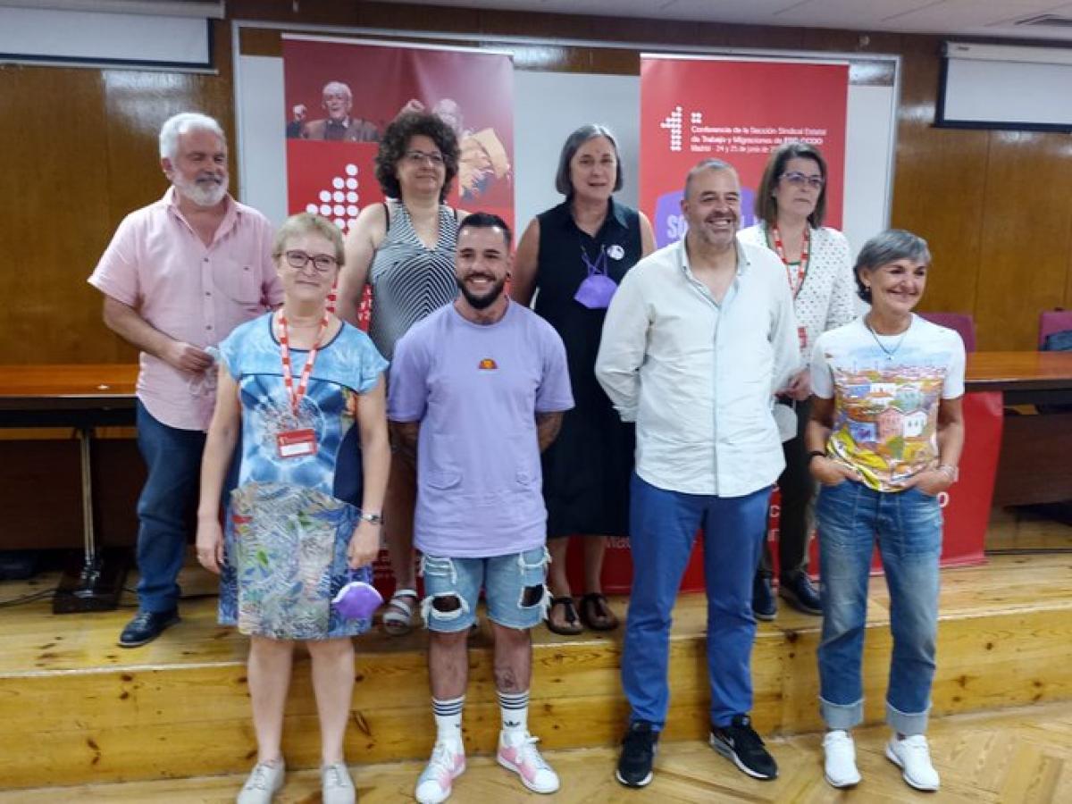 La Comisin Ejecutiva de Trabajo y Migraciones, con su secretaria general Pilar Seoane, ya constituida.