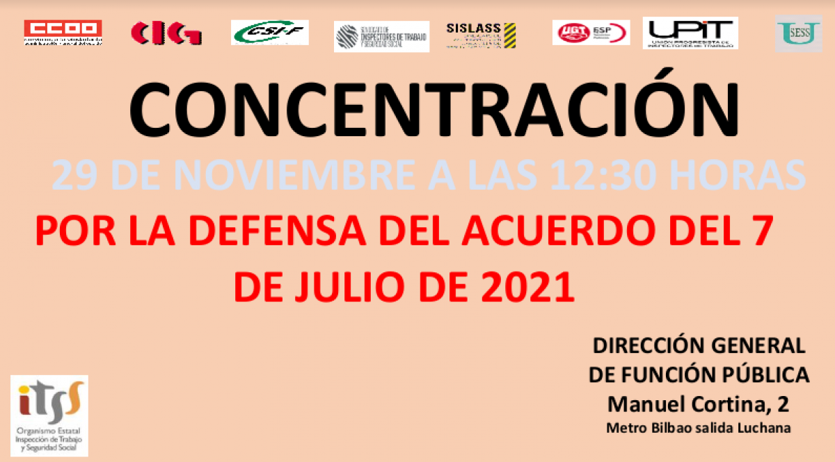 Concentracin ante Funcin Pblica.