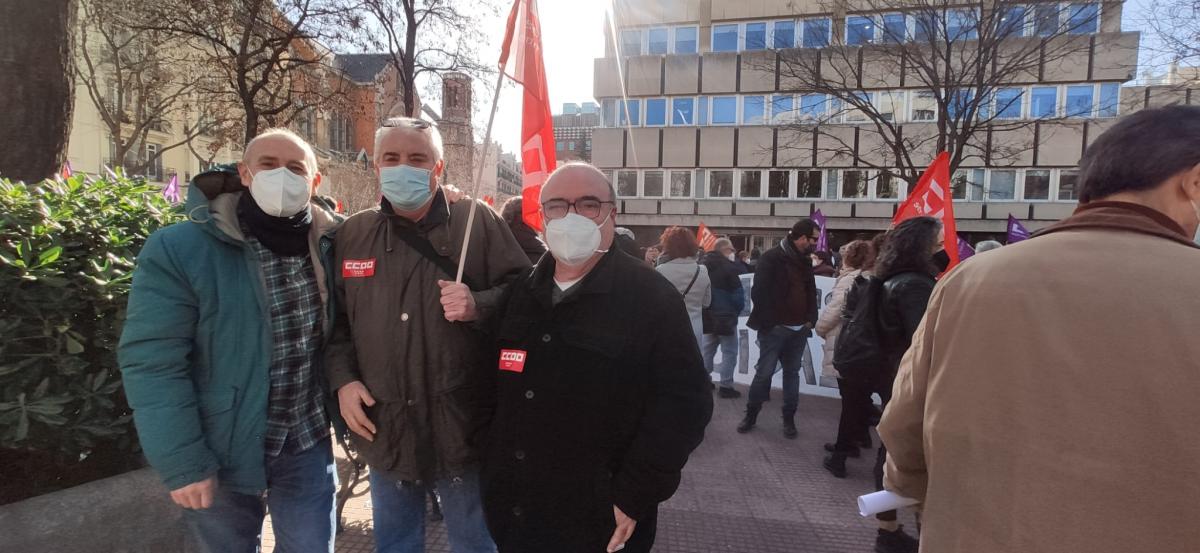 CCOO defendiendo derechos y negociacin colectiva ante Funcin Pblica.