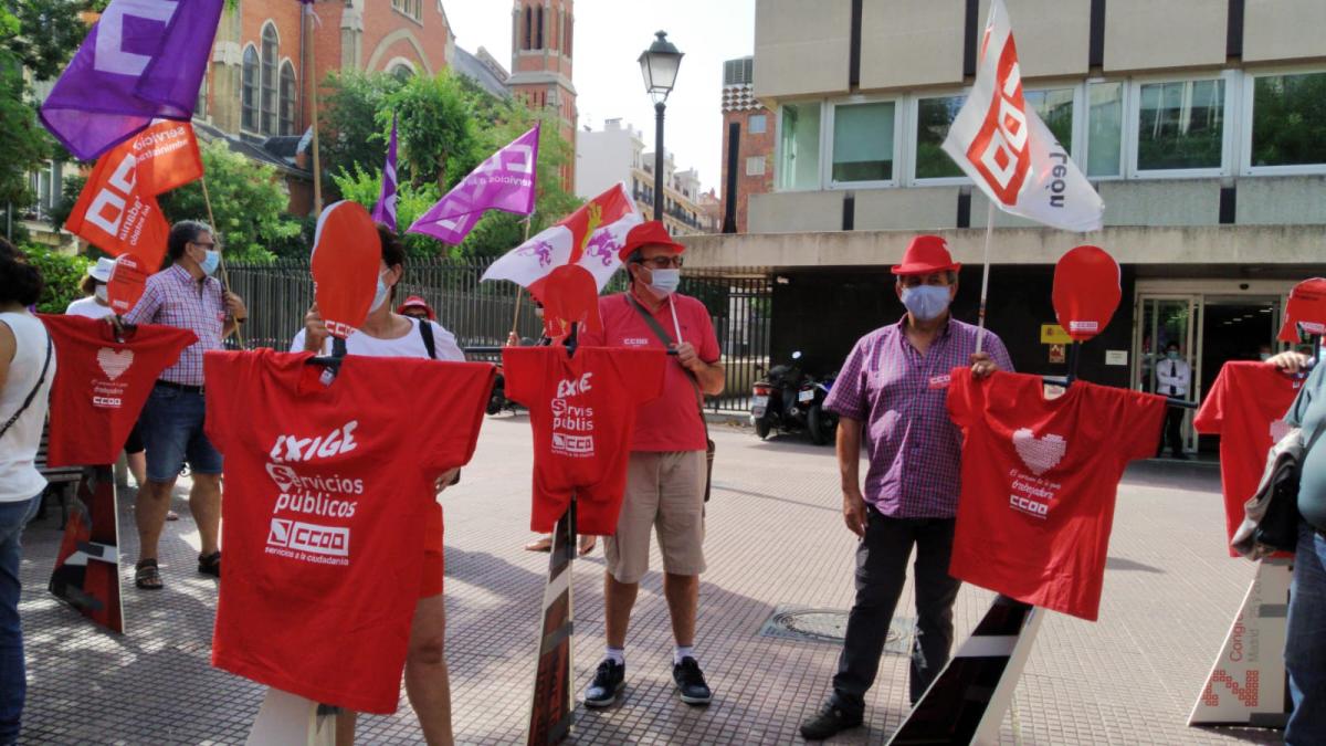 Concentracin #SOSderechos para exigir que el Gobierno cumpla los compromisos adquiridos en la AGE