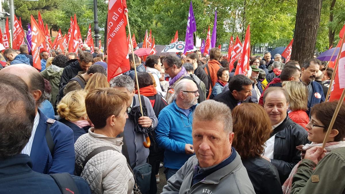 Concentracin 17O de CCOO frente al Ministerio de Poltica Territorial y Funcin Pblica