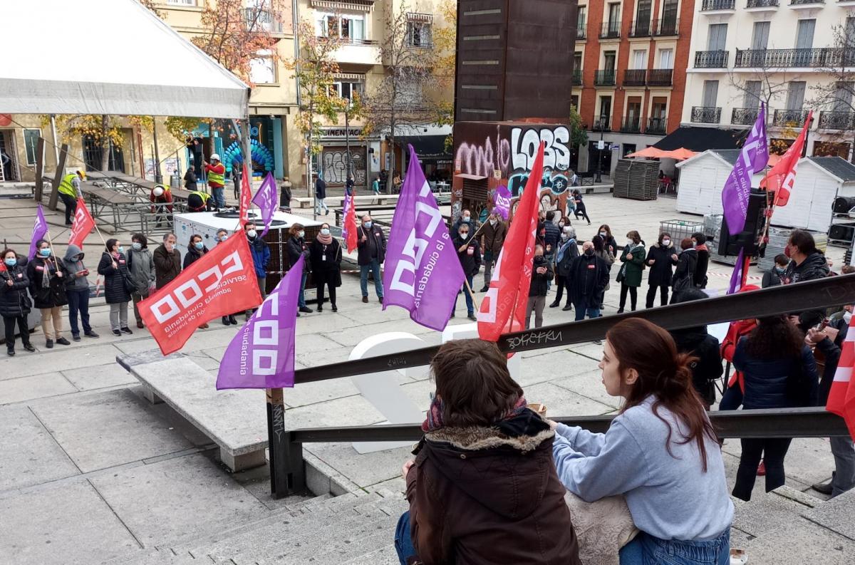 Concentracin 29N en el Museo Reina Sofa