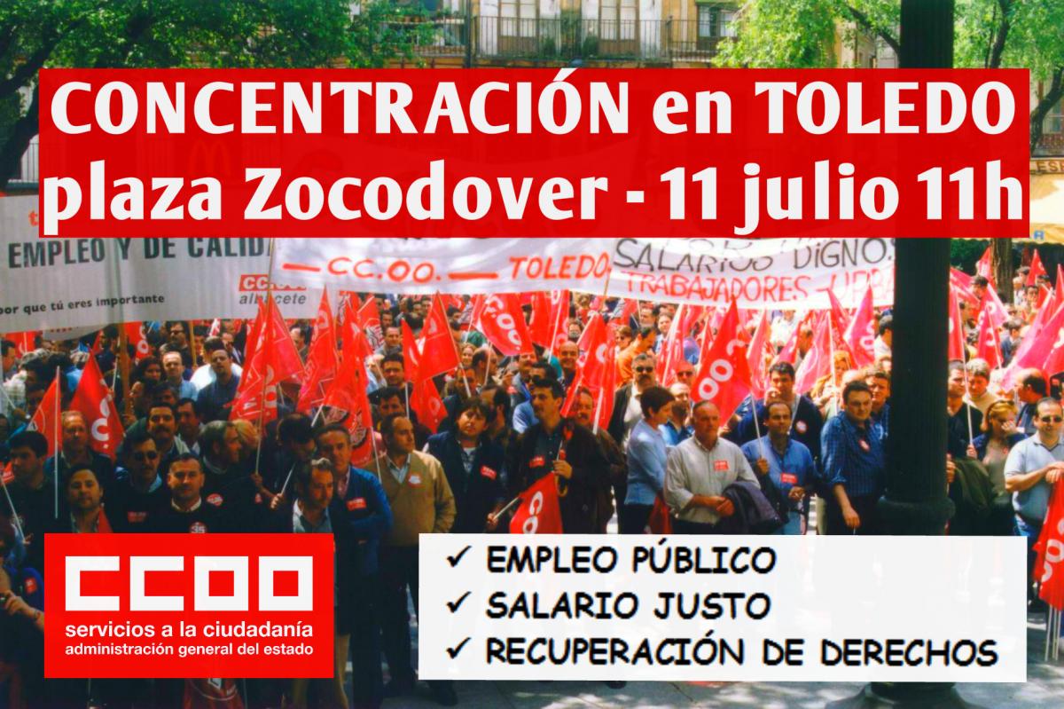 Concentracin en Toledo 11 julio 2017 a las 11 horas