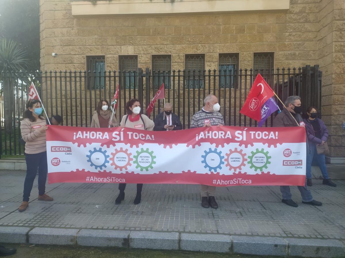 Protesta 11F en Cdiz