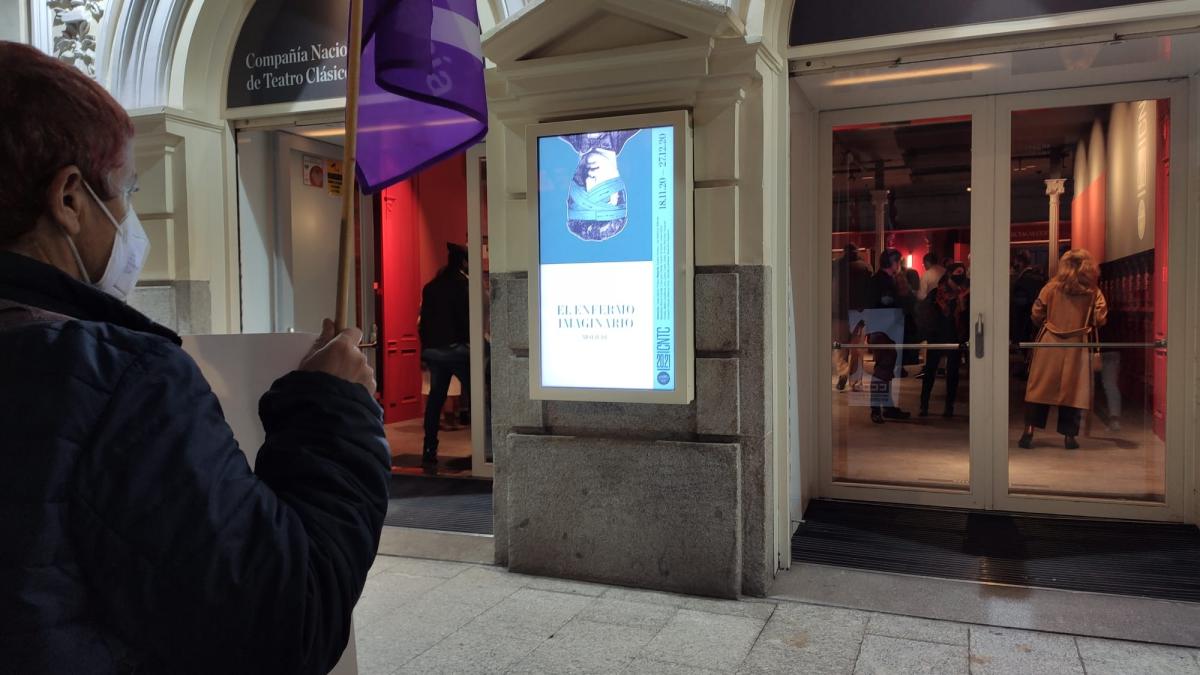 Concentracin de CCOO en el Teatro de la Comedia