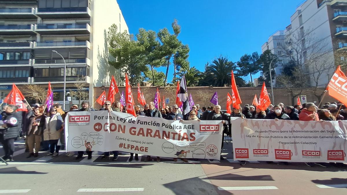 Concentracin #LFPAGE ante la Secretara de Estado de la Funcin Pblica